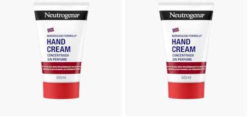 Neutrogena Norwegische Formel Handcreme konzentriert unparfümiert Feuchtigkeitscreme bei sehr trockenen, rissigen Händen, 50 ml (2er Pack)