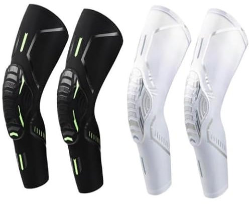 Genouillères et coudières. Protège les coudes,protège - genoux.Fournit un soutien de protection par compression pour le football,le basket - ball,le volley - ball,la course,l'équitation. (A,XL)