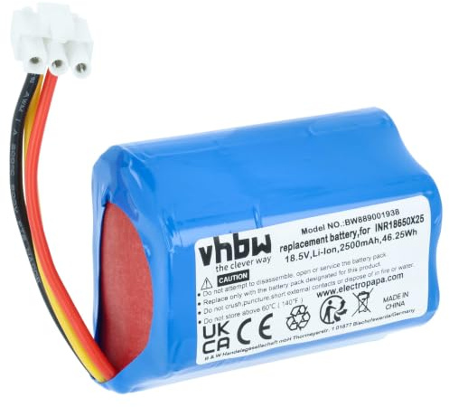 vhbw Akku kompatibel mit Philips Power Pro Aqua FC6402
