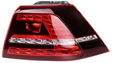 MINIKS Heckleuchte Baugruppe für VW Golf 7 2013-2017, Auto Nebelschlussleuchte Hintere Bremsleuchte Auto Links Rechts Rückleuchte Ersatz Zubehör,B/Outer Right