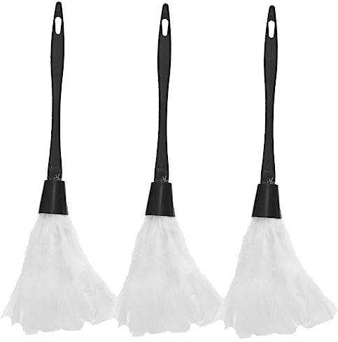 Didiseaon 3pièces Plumeau Réutilisable De Bureau Miniature Pour Halloween Accessoire De Cosplay Et Nettoyage De Meubles
