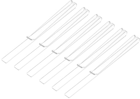 QUARKZMAN 6pcs Musique Livre Agrafes, Clair Acrylique Feuille Musique Support, pour Partition Musique Supports, Piano Partition Musique Supports Musique Livre Support Transparent