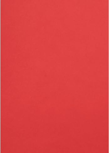 Netuno 100 Blatt Fotokarton Rot DIN A4 21 x 29,7 cm 300g Malmero Vermillon dicker Bastelkarton farbig A4 für Visitenkarten Einladungen Basteln Kreativkarton bunt Farbkarton für Karten Feinkarton