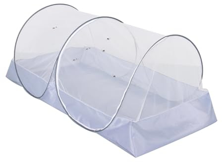 Vgvgaj 200 x 100 x 73 cm - Moustiquaire pliable - Avec accessoires de camping latéraux - Gadget d'extérieur pour les forêts et le camping