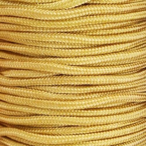 3mm Nylon Cord Braided Craft 526D, 15 Beige, 8 Metres