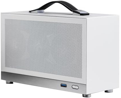 Custodia PC ITX,Mini ITX PC Case Mini Computer Case Porta USB - Supporto Scheda Madre ATX X79 X99 Addensato