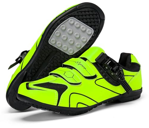 Mateju Fahrradschuhe Herren Damen Ohne klick, 36-47EU Fahrradschuhe Herren Damen mit Gummisohle rutschfeste Atmungsaktive No-Lock für Outdoor Radschuhe
