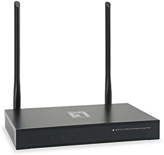 LevelOne WAP-6117 punto accesso WLAN Supporto Power over Ethernet (PoE) Nero 300 Mbit/s