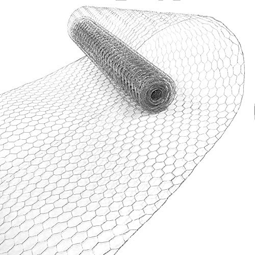 ESTEXO Sechseckgeflecht Zaun Draht Hasendraht Drahtzaun Drahtgeflecht 6eck Gartenzaun Drahtgitter (1,50 x 10 m)