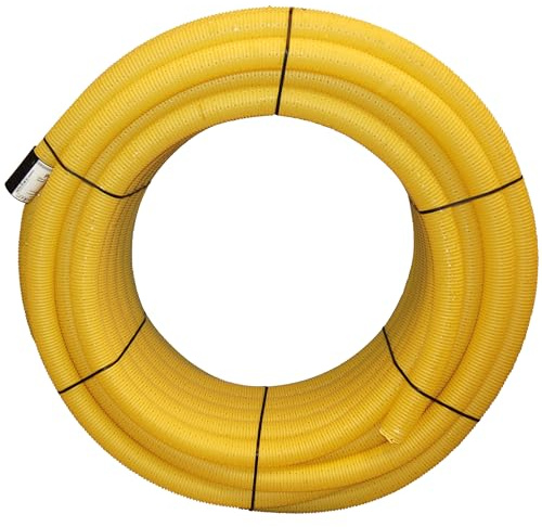 Jardibric - Drain Perforé 100 mm 25 m - Drain Agricole Annulaire - Tuyau Drainage Eau Pluie