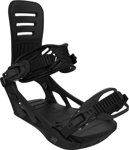 K2 Formula Mens Snowboard Bindings, L: 8-12, Black