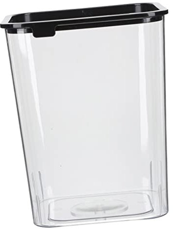 Parliky Plastic Square Trash Can for Bedroom Bathroom Kitchen Modern Wastebasket Easy Waste Disposal