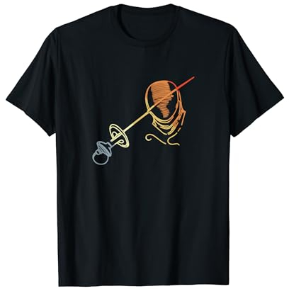 Fechten Retro Fechter Fechtkunst T-Shirt