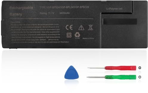 KXRSII VGP-BPS24 Laptop Akku für Sony Vaio VPC-SA VPC-SB VPC-SC VPC-SD VPC-SE PCG-41211M PCG-41412L PCG-41213W PCG-41216W PCG-4121GL PCG-41414M Series VGP-BPL24 VGP-BPSC24
