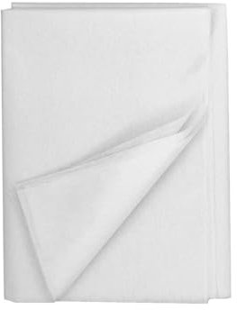 Ironing Fleece White Iron-On Insert Fabric, Lightweight One-sided Non-Woven Fabric for Ironing Pleats, Sewing Crafts, Reinforced Clothing (200 x 100 cm)