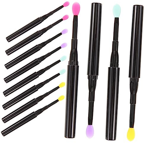 VINTORKY 12stücke Silikon-lippenpinsel Lippenstiftpinsel Make-up- Silikon-make-up-pinsel Lippenstift-applikatorstäbe Lippenschrubber Lippe