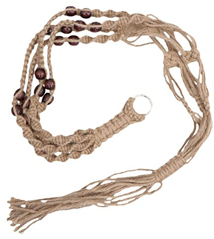 BESPORTBLE Hängepflanzen Topf Aus Hochwertigem Material Blumentopfkorb Zum Aufhängen Blumentopfständer Für Innen Und Außenbereich Pflanzenhalter Mit Praktischem Design Blumenvasenhalter Für b