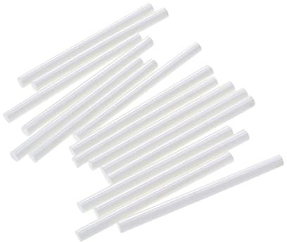 Anneome 20 Stück Heißklebestifte Weiß 7x100mm Flexibel Geruchsfrei Für Heimwerken Selbstgemacht Handwerk Geschenk