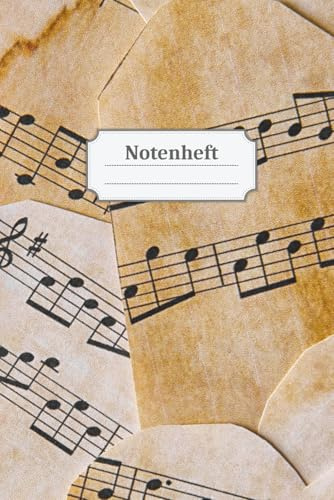 Notenheft - Leere Notenlinien für eigene Kompositionen: Ideal für Musikunterricht, Songwriting, Komposition & Musiktheorie | Handliches Format (ca. ... Für Kinder, Schüler, Musiker und Komponisten