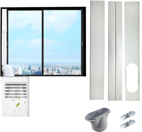 window seal for portable air conditioner,guarnizione per finestra per condizionatore,kit sigillante finestra condizionatore portatile,chiudi finestra per climatizzatore portatile,-15cm