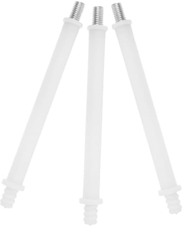 HOMOBABE 3pezzi Accessorio Per Scopino Per Wc Adattatore Per Scopino Da Bagno Manico in Plastica Per Asta Per Manico Per Facile Da Installare Impugnatura Ergonomica