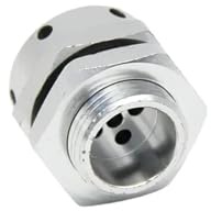Grivon Kabelverschraubung Wasserdichtes Entlüftungsventil aus Edelstahl 304 M16 M20 M8 Einschraubbarer Schutz-Entlüftungsstopfen M12 E-PTFE-Metall-Entlüftungsventil(Nickel Plated Brass,M6x1-25pcs)