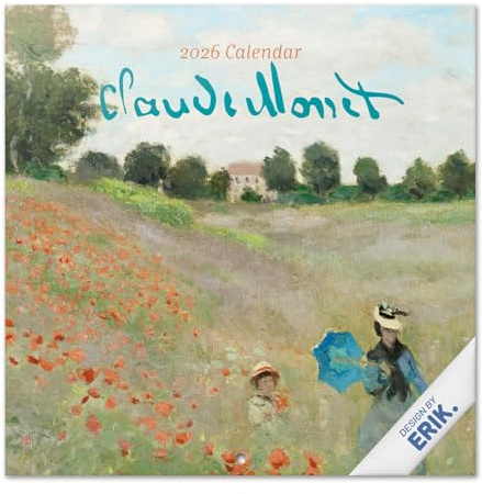 Grupo Erik: Calendario 2026 da Muro Monet | Calendario Mensile 2026-30x30cm, Planner 2026 - Mensile da Parete