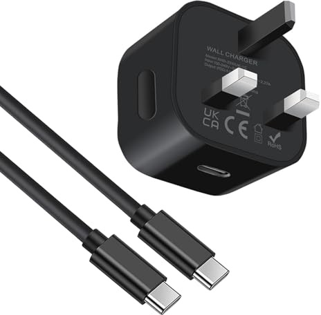20W USB C Fast Charger Cord for Samsung Galaxy Z Flip 7/7 FE/6/5, Z Flip 4 5G, 3, 2 Cord, USB C to USB C Cable for Samsung Galaxy Z Fold 7/6/5, Z Fold 4, 3, 2 Fast Charging Cable Replacement (1.5M)