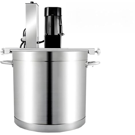 DowPie Stainless Steel Electric Food Mixer,With 4-Blade Mixing Scraper, Adjustable Speed, Electric Jam Mixe One Key Automatic Stir-Fry, Effortless Handle Large Quantities Of Food 85L