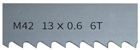Sägeblatt, 1750, 1790 mm x 13 M42 Bimetall-Bandsägeblätter. Bandsägeblatt for Schneiden von Hartholz, Metall(6Tpi,1790mm)