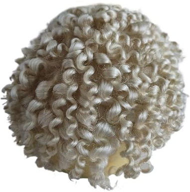 Cheveux Toupet en dentelle complète for hommes, remplacement de vrais cheveux humains, postiche bouclée Perruques quotidiennes(60 white color)