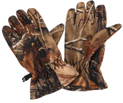 CIYODO Moufles de Ski Imperméables Protection des Mains pour Hommes, Chauds Polyester pour Activités Extérieures et Chasse par Temps Froid