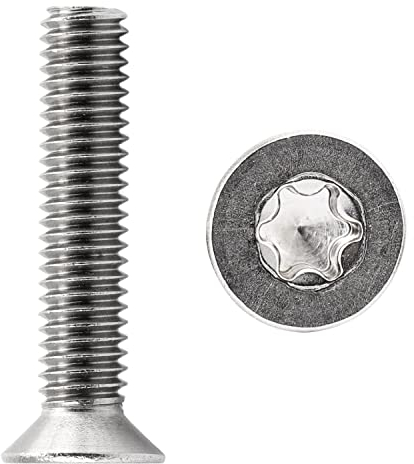 FASTON® Senkkopfschrauben M4x10 mit InnensechsrundTX - T20 DIN 965 Edelstahl A2 V2A (5 Stück) Kreuzschlitzschraube Senkkopf Schrauben Gewindeschrauben Vollgewinde (ISO 7046)