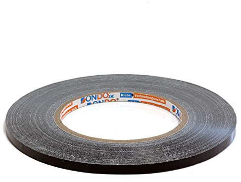 DonDo Panzertape Dontex-Pro Universal Gewebeband Gewebeklebeband Gewebeverstärktes Ductape schwarz 6mm x 50m