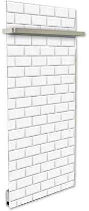 ILO/Asciugabiancheria elettrica radiante a parete /750w/ +28 modelli, estetici/2 barre incluse/extra piatto vetro/IP44/verticale/programmabile, silenzioso, eco-made in france/muri metropolitani