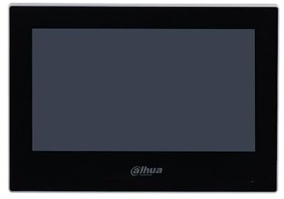 Monitor Dahua per videocitofono. IP. touch screen. 1024 x 600. Alimentazione PoE. protocollo sip. finitura nera