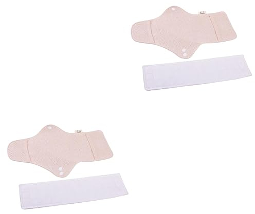 Beaupretty 4 Stück Wiederverwendbare Menstruationseinlagen Baumwoll Menstruationseinlagen Stoff Menstruationseinlagen Stoff Damenbinde Tragbare Damenbinde Waschbare Damenbinde