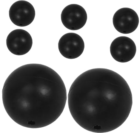 BESTonZON 8stücke Gummi Hammerköpfe Für Instrumente Sanfte Trommelköpfe Für Xylophone Und Zungentrommeln Leicht Zu Verwenden Ersatz Für Lange Trommelstöcke Mit Holzgriff Für Percussion Und a