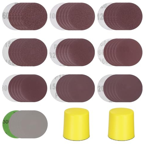 sourcing map 2 Hand Sanding Blocks with Sandpapers 60-3000 Grit