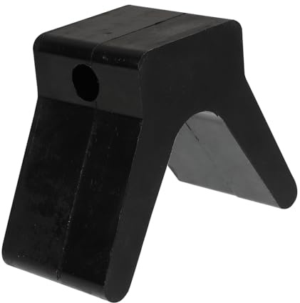 Support Prise Attelage V pour Remorque de Bateau, Caoutchouc Noir 2 Pouces | Accessoires pour Remorques de Bateaux, Compatible Bateaux et Kayaks, Installation Facile