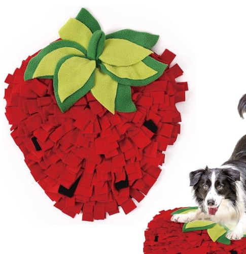 Snuffle Mat for Dogs, Snuffle Mat Dog Sniff Mat for Boredom, Food Sniffing Feeding Mat, Natural Foraging Skills, Interactive Sniff Mat, Slow Feeding Puppy Training Mat for Rabbits,Cats,Puppies