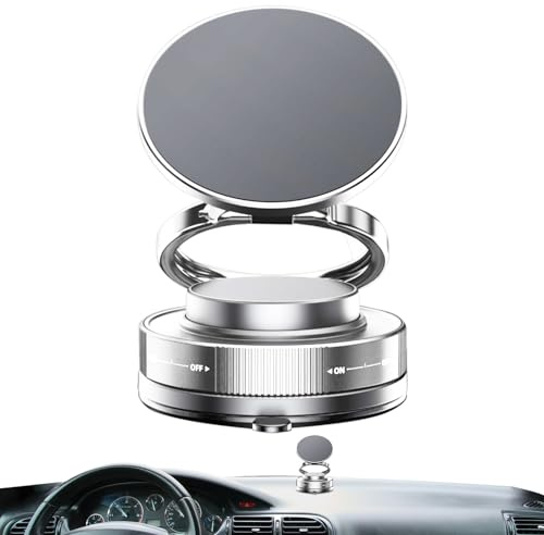 Zunishaone Magnetic Car Mobile Phone Holder - Rotating Mobile Phone Holder for Car - Rotating Smartphone Holder for Vehicles with Console