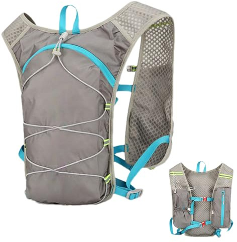 Gilet da corsa per donna, gilet da corsa per acqua, zaino idratante, leggero, impermeabile, per donne e uomini, escursionismo, campeggio, ciclismo, viaggi, pesca