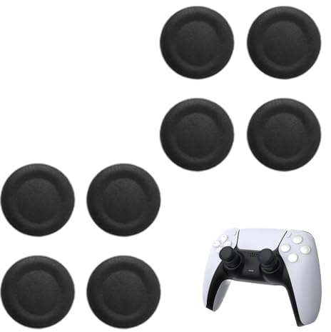 8 PCS Thumb Grips,Silicone Controller Grips for PS5/PS4 / XBOX ONE & XBOX 360 SERIES,Non-Slip Joystick Grip Caps,Thumbsticks Covers Controller Accessories Replacement Compatible with Playstation 5
