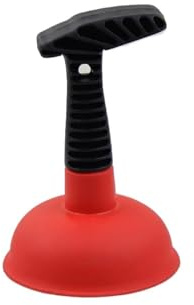 Stantuffo for lavandino 1 pezzo, piccolo strumento di dragaggio for tubo drenaggio del bagno(Red)