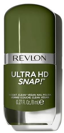 Revlon Ultra HD Snap Nagellack, langanhaltende vegane Formel, schnell trocknend & One-Schicht-volle Deckkraft, Farbe (8 ml), Commander In Chief (022), Unisex
