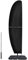Dokon Funda Parasol Funda Sombrilla Jardín Impermeable, Tela Oxford 420D, Anti Viento, Anti UV Funda para Sombrilla Excentrica Playa Exterior con Cremallera (265x40/70/50cm) - Negro
