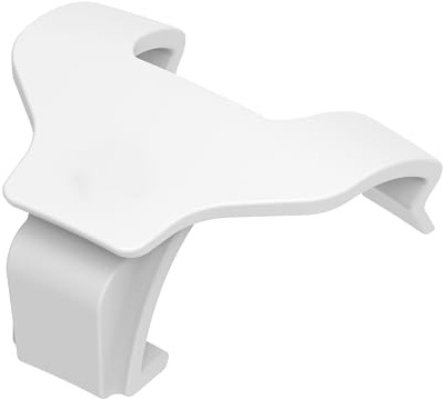 Wundermix - WunderClip® Deckelhalter für Thermomix TM6, TM5 (Weiß) | Halterung für Mixtopf-Deckel, Befestigung am Thermomix-Griff, mehr Flexibilität beim Kochen