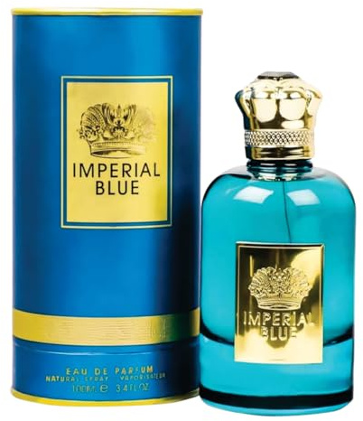 Imperial Blue Parfum | Eau de parfum Imperial Blue pour homme 100 ml Parfum citron, menthe et vanille | Parfum pour homme fabriqué à Dubaï par Sapphire's choice