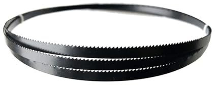 3 pièces lame de scie à ruban coupe incurvée métal souple noir lame de scie à ruban 1400 1425 1575 1790 2240 scie à ruban accessoires de Machine(1575x10x6T)